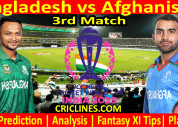 Today Match Prediction-BAN vs AFG-ODI Cricket World Cup 2023-3rd Match-Who Will Win