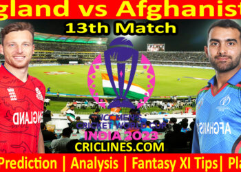 Today Match Prediction-ENG vs AFG-ODI Cricket World Cup 2023-13th Match-Who Will Win