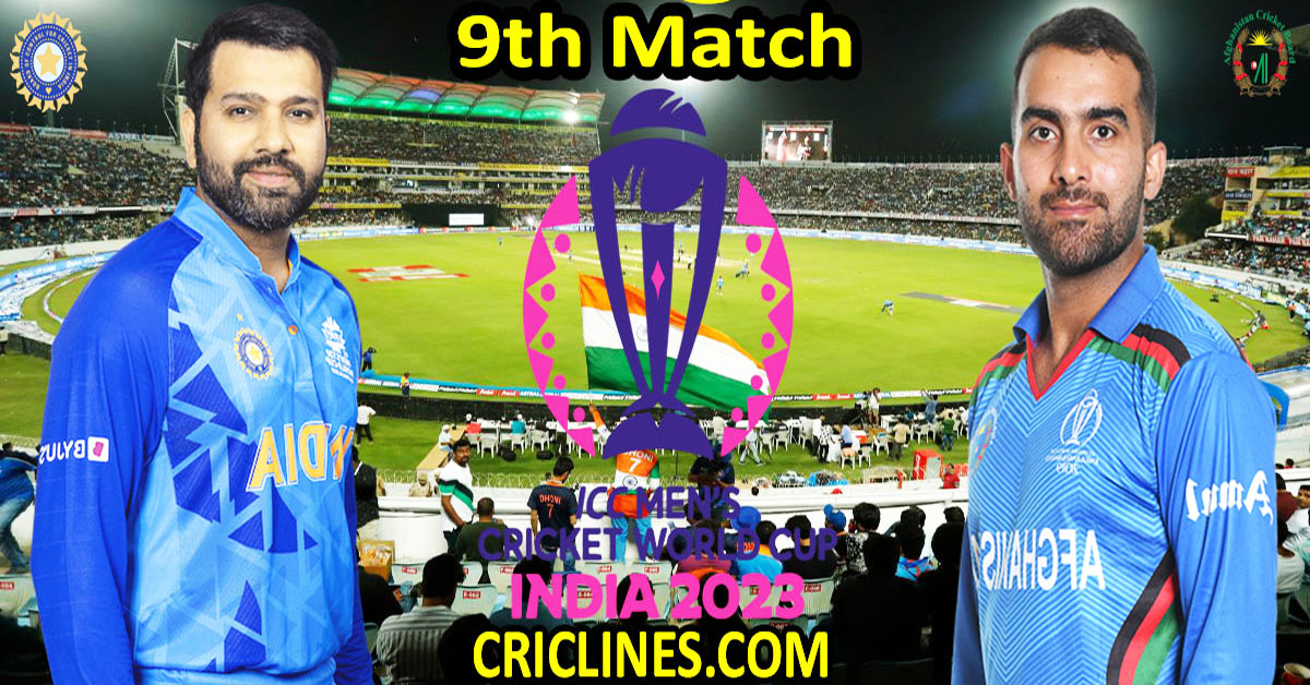 Today Match Prediction-India vs Afghanistan-ODI Cricket World Cup 2023-9th Match-Who Will Win