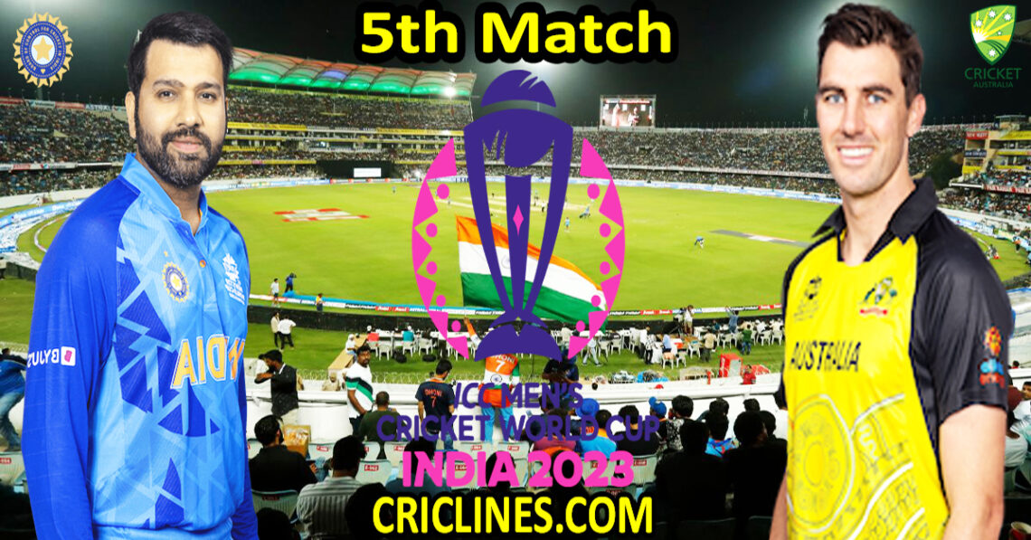 Today Match Prediction Ind Vs Aus Odi Cricket World Cup Th Match