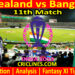 Today Match Prediction-NZ vs BAN-ODI Cricket World Cup 2023-11th Match-Who Will Win