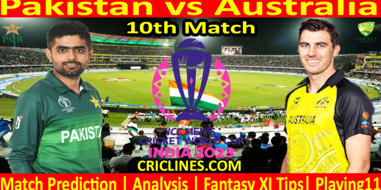 Today Match Prediction-PAK vs AUS-ODI Cricket World Cup Warm up 2023-10th Match-Who Will Win