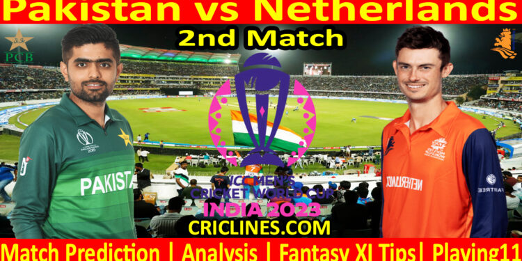 Today Match Prediction-PAK vs NET-ODI Cricket World Cup 2023-2nd Match-Who Will Win