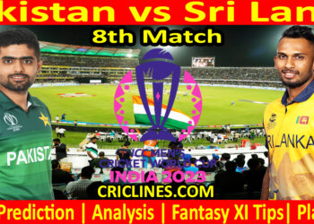 Today Match Prediction-PAK vs SL-ODI Cricket World Cup 2023-8th Match-Who Will Win