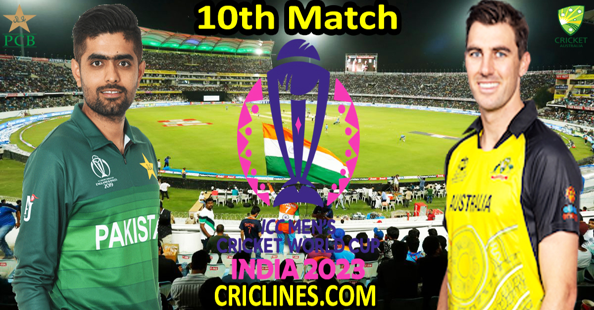 Today Match Prediction-Pakistan vs Australia-ODI Cricket World Cup Warm up 2023-10th Match-Who Will Win