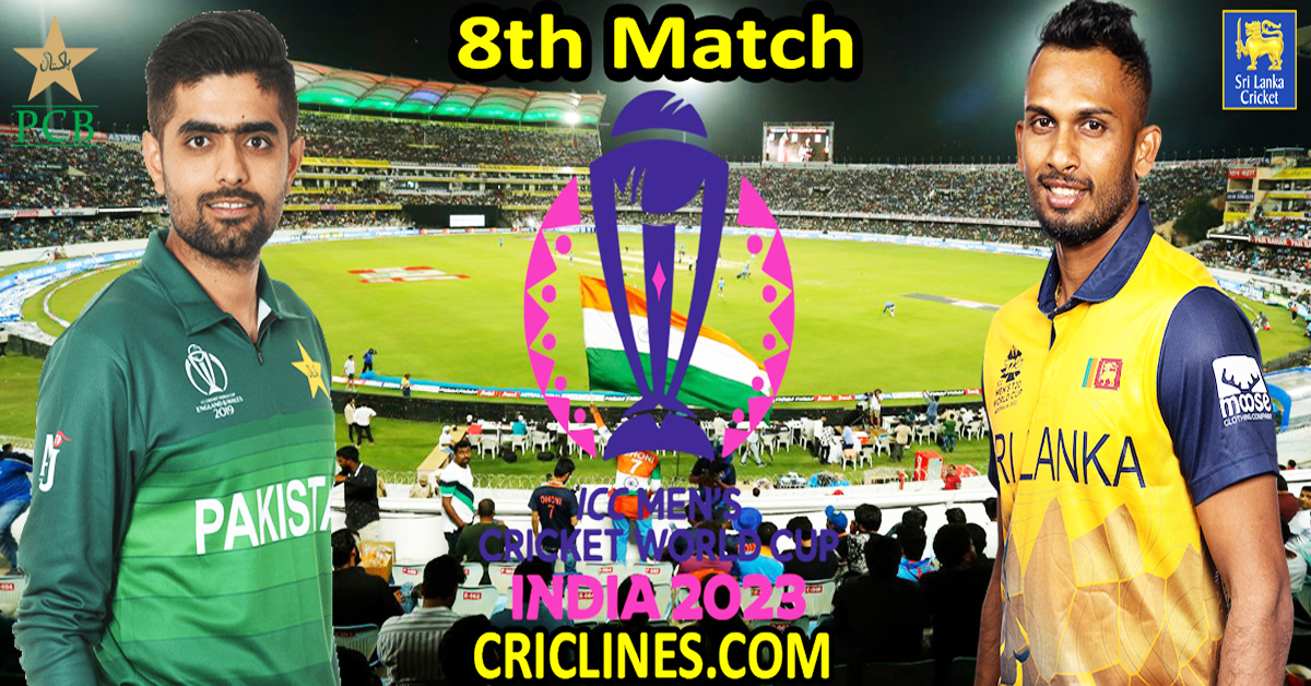 Nowadays Fit Prediction Pak Vs Sl Odi Cricket Global Cup 2023 Eighth