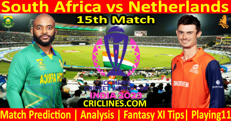 Today Match Prediction-SA vs NET-ODI Cricket World Cup 2023-15th Match-Who Will Win