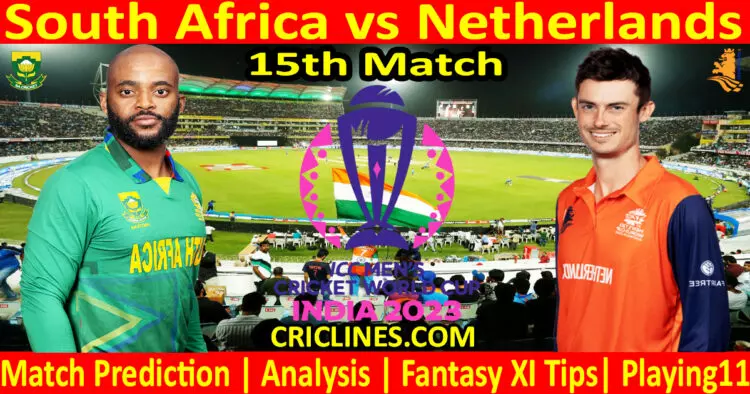 Today Match Prediction-SA vs NET-ODI Cricket World Cup 2023-15th Match-Who Will Win