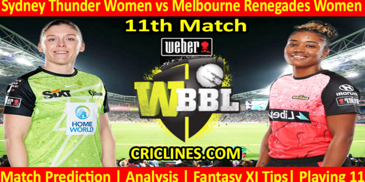 Today Match Prediction-SYTW vs MLRW-WBBL T20 2023-11th Match-Who Will Win