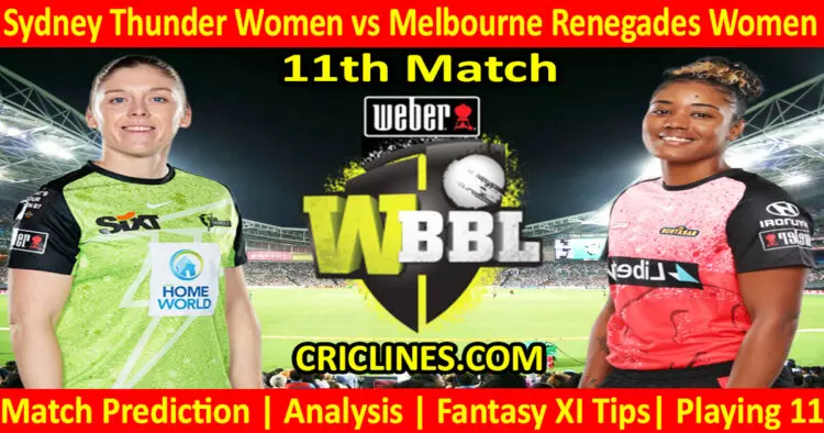 Today Match Prediction-SYTW vs MLRW-WBBL T20 2023-11th Match-Who Will Win