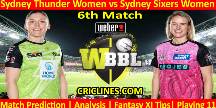 Today Match Prediction-SYTW vs SYSW-WBBL T20 2023-6th Match-Who Will Win