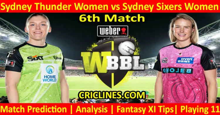 Today Match Prediction-SYTW vs SYSW-WBBL T20 2023-6th Match-Who Will Win