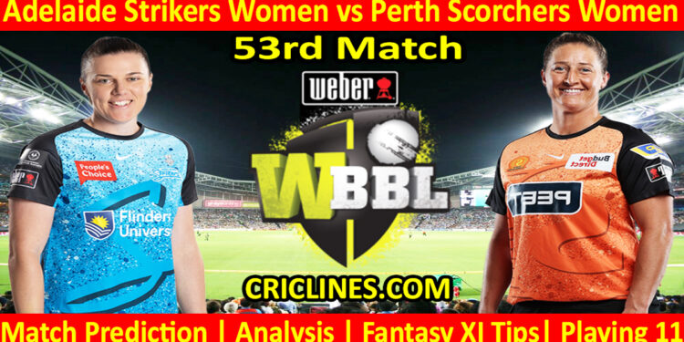 Today Match Prediction-ADSW vs PRSW-WBBL T20 2023-53rd Match-Who Will Win