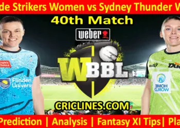 Today Match Prediction-ADSW vs SYTW-WBBL T20 2023-40th Match-Who Will Win