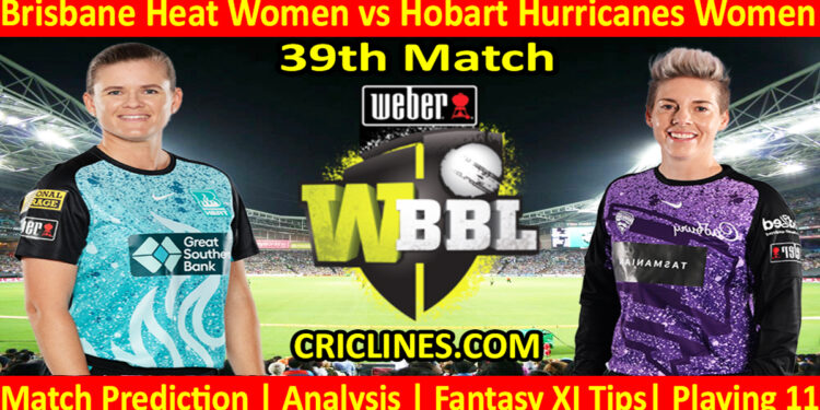 Today Match Prediction-BBHW vs HBHW-WBBL T20 2023-39th Match-Who Will Win