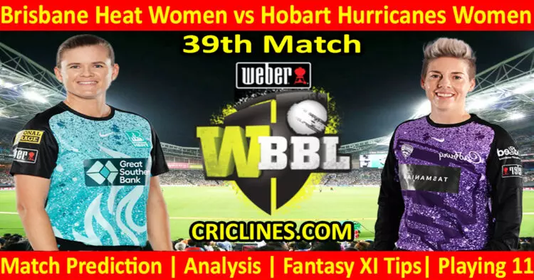 Today Match Prediction-BBHW vs HBHW-WBBL T20 2023-39th Match-Who Will Win