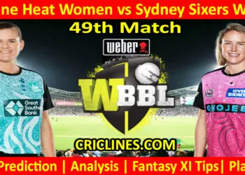 Today Match Prediction-BBHW vs SYSW-WBBL T20 2023-49th Match-Who Will Win