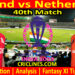 Today Match Prediction-England vs Netherlands-ODI Cricket World Cup 2023-40th Match-Who Will Win