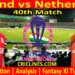 Today Match Prediction-England vs Netherlands-ODI Cricket World Cup 2023-40th Match-Who Will Win