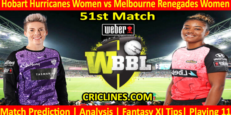 Today Match Prediction-HBHW vs MLRW-WBBL T20 2023-51st Match-Who Will Win