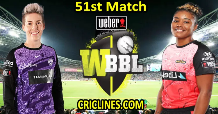 Today Match Prediction-Hobart Hurricanes Women vs Melbourne Renegades Women-WBBL T20 2023-51st Match-Who Will Win