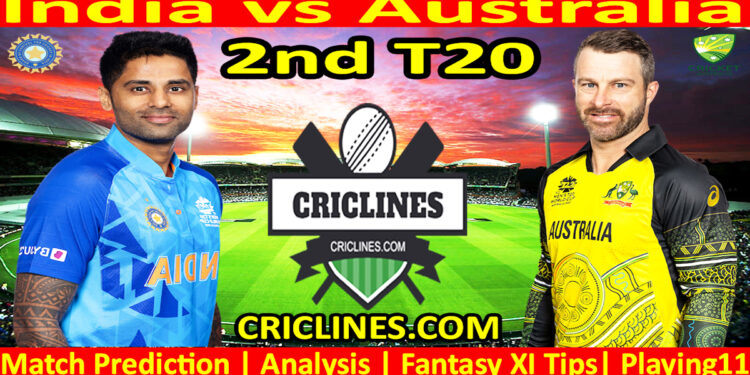 Today Match Prediction-IND vs AUS-Dream11-2nd T20 2023-Who Will Win
