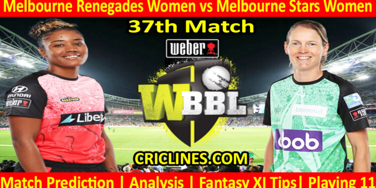 Today Match Prediction-MLRW vs MLSW-WBBL T20 2023-37th Match-Who Will Win