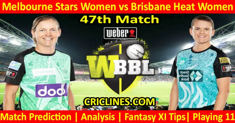 Today Match Prediction-MLSW vs BBHW-WBBL T20 2023-47th Match-Who Will Win