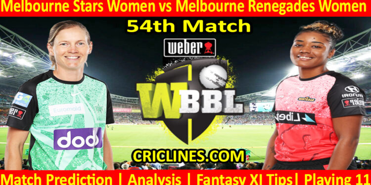 Today Match Prediction-MLSW vs MLRW-WBBL T20 2023-54th Match-Who Will Win