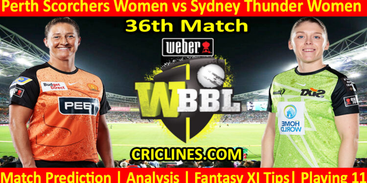 Today Match Prediction-PRSW vs SYTW-WBBL T20 2023-36th Match-Who Will Win