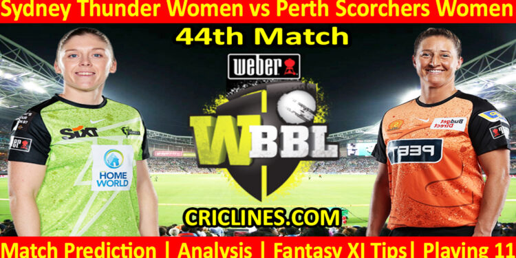 Today Match Prediction-SYTW vs PRSW-WBBL T20 2023-44th Match-Who Will Win