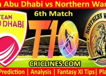 Today Match Prediction-TAB vs NWS-Dream11-Abu Dhabi T10 League-2023-6th Match-Who Will Win