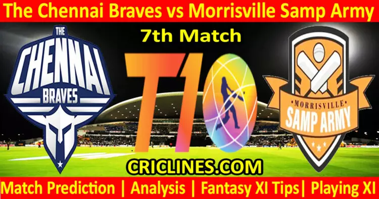Today Match Prediction-TCB vs MSA-Dream11-Abu Dhabi T10 League-2023-7th Match-Who Will Win