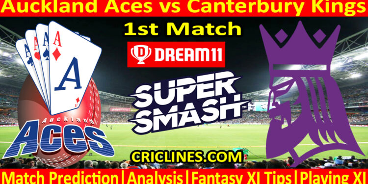 Today Match Prediction-AA vs CK-Dream11-Super Smash T20 2023-24-1st Match-Who Will Win