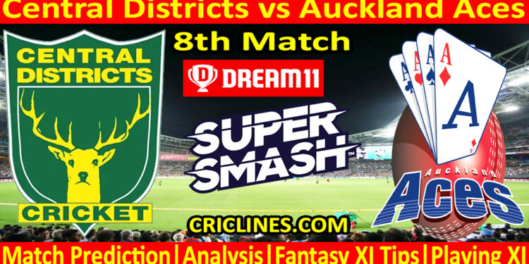Today Match Prediction-CD vs AA-Dream11-Super Smash T20 2023-24-8th Match-Who Will Win