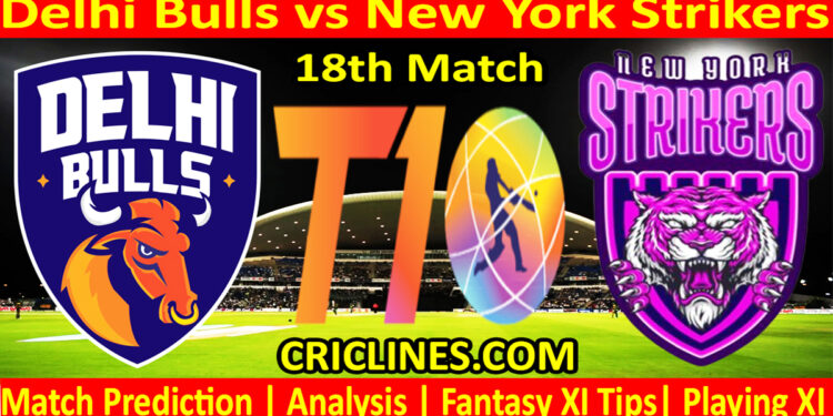 Today Match Prediction-DBS vs NYS-Dream11-Abu Dhabi T10 League-2023-18th Match-Who Will Win