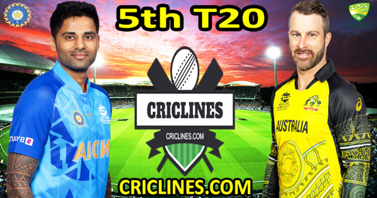 Today Match Prediction-India vs Australia-Dream11-5th T20 2023-Who Will Win