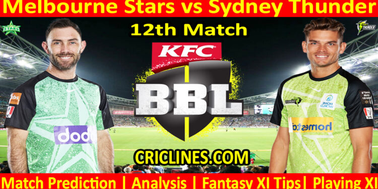 Today Match Prediction-MLS vs SYT-Dream11-BBL T20 2023-24-12th Match-Who Will Win