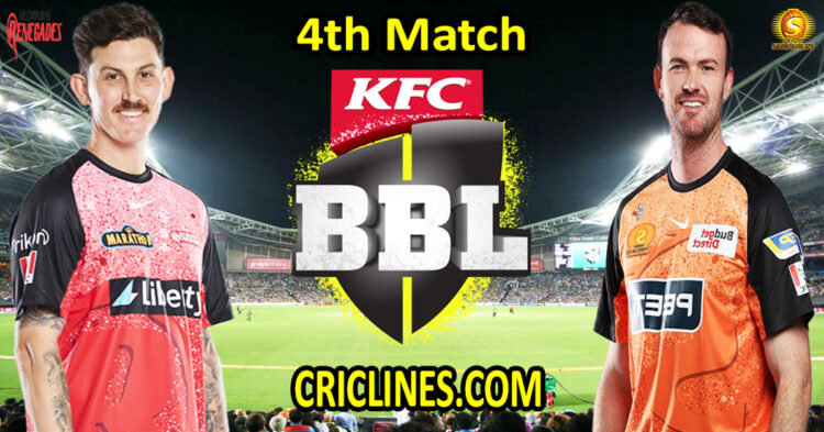 Today Match Prediction-Melbourne Renegades Vs Perth Scorchers-Dream11 ...