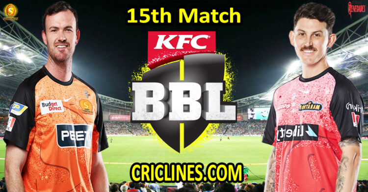 Today Match Prediction-Perth Scorchers vs Melbourne Renegades-Dream11-BBL T20 2023-24-15th Match-Who Will Win