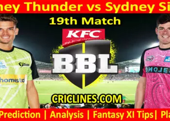 Today Match Prediction-SYT vs SYS-Dream11-BBL T20 2023-24-19th Match-Who Will Win