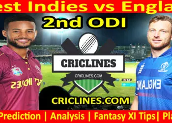 Today Match Prediction-WI vs ENG-2nd ODI-2023-Dream11-Who Will Win Today