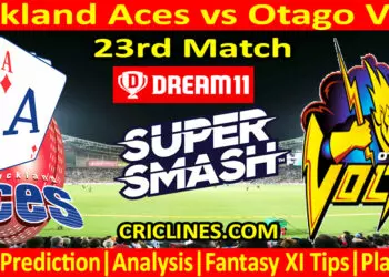 Today Match Prediction-AA vs OV-Dream11-Super Smash T20 2023-24-23rd Match-Who Will Win