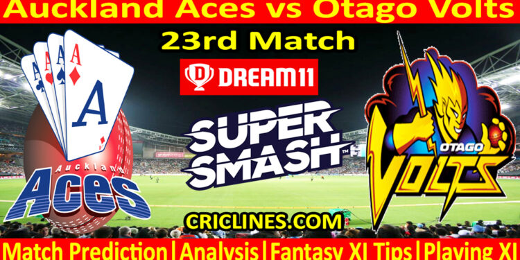Today Match Prediction-AA vs OV-Dream11-Super Smash T20 2023-24-23rd Match-Who Will Win