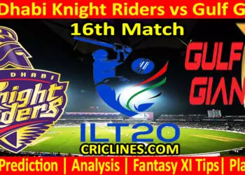 Today Match Prediction-ADKR vs GG-IL T20 2024-16th Match-Who Will Win