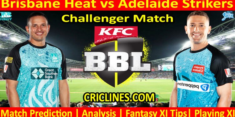 Today Match Prediction-BBH vs ADS-Dream11-BBL T20 2023-24-Challenger Match-Who Will Win