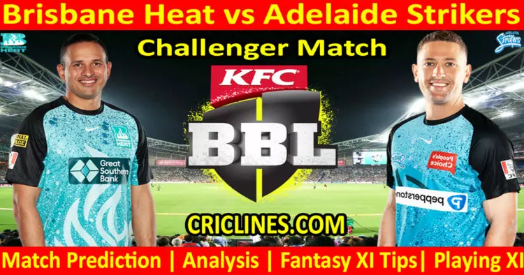 Today Match Prediction-BBH vs ADS-Dream11-BBL T20 2023-24-Challenger Match-Who Will Win