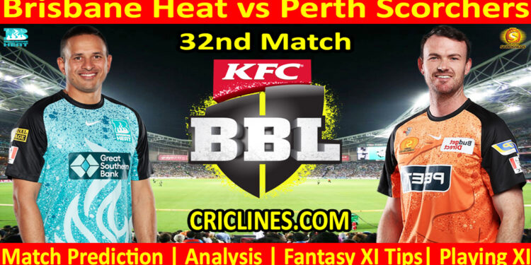 Today Match Prediction-BBH vs PRS-Dream11-BBL T20 2023-24-32nd Match-Who Will Win