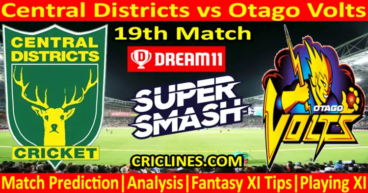 Today Match Prediction-CD vs OV-Dream11-Super Smash T20 2023-24-19th Match-Who Will Win