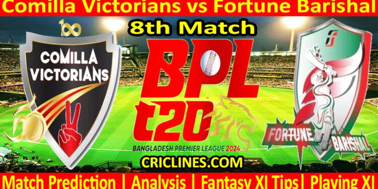 Today Match Prediction-COV vs FB-Dream11-BPL T20-2024-8th Match-Who Will Win